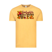 Vintage Mustard firefighter wife with hat sunflowers Vintage Tee - HRA Design Shop
