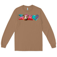 Toasted Coconut xoxo guarnsey cow Long Sleeve Tee - AdoDesignShop