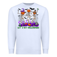 White let s get halloweird Premium Sweatshirt - NancyCooperArtShop