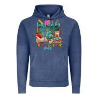Vintage Denim busy doing cool teacher stuff Vintage Hoodie - Zillion Design Studio