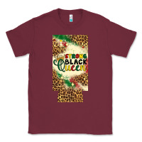 Burgundy strong black queen 12 oz can cooler (slim) Classic Tee - Artiststas
