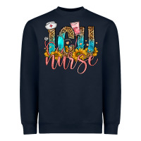 Navy icu nurse Heavyweight Sweatshirt - FaDigitalArtStudio