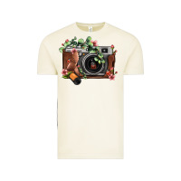 Vintage Arctic floral eucalyptus film roll vintage camera Vintage Tee - FaDigitalArtStudio