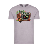 Floral Eucalyptus Film Roll Vintage Camera Vintage Tee | Teevron