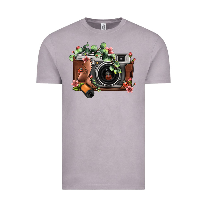 Floral Eucalyptus Film Roll Vintage Camera Vintage Tee by FaDigitalArtStudio | Teevron
