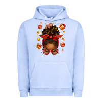 Pigment Grape Ice christmas afro messy bun Urban Hoodie - texasbilliewilder