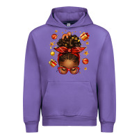 Tulip christmas afro messy bun Urban Hoodie - texasbilliewilder