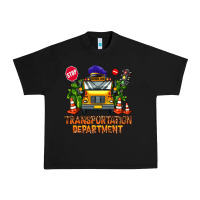 Black transportation department Urban Heavy Tee - AdoDesignShop