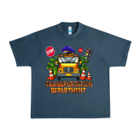 Midnight Navy transportation department Urban Heavy Tee - AdoDesignShop
