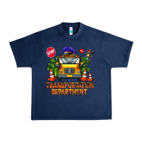 Navy transportation department Urban Heavy Tee - AdoDesignShop