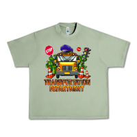 Oil Green transportation department Urban Heavy Tee - AdoDesignShop