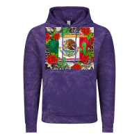 Cloud Purple mexican flag Vintage Hoodie - CTS Tumbler Store