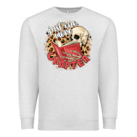 Oatmeal Heather just one more chapter Premium Sweatshirt - MaliasSmallBusiness