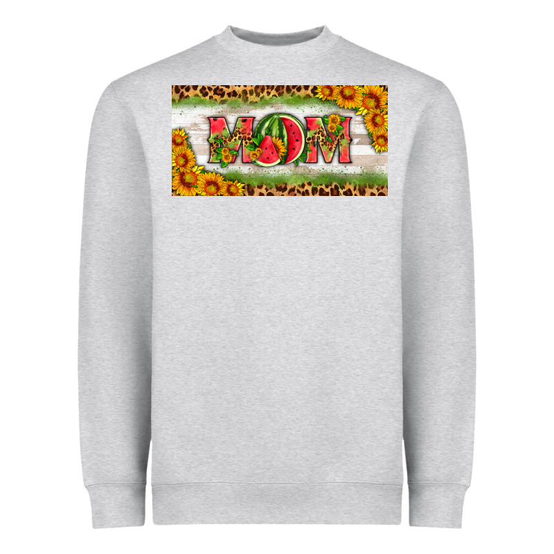 Watermelon Mom License Plate Heavyweight Sweatshirt by HRA Design Shop | Teevron