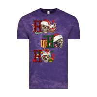 Cloud Purple ho ho ho skull Vintage Tee - FaDigitalArtStudio