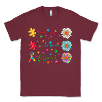 Burgundy It's Okay To Be Different Classic Tee - CowhideDigitalArt