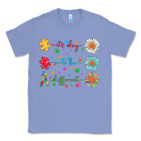 Colony Blue It's Okay To Be Different Classic Tee - CowhideDigitalArt