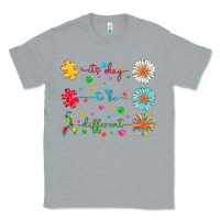 Heather Grey It's Okay To Be Different Classic Tee - CowhideDigitalArt