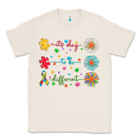 Natural It's Okay To Be Different Classic Tee - CowhideDigitalArt
