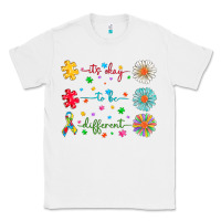 White It's Okay To Be Different Classic Tee - CowhideDigitalArt