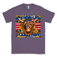 Lavender 4th of july longhaired cow tumbler Classic Tee - Jasminsmagicworld