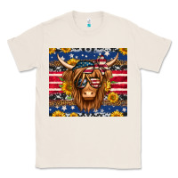 Natural 4th of july longhaired cow tumbler Classic Tee - Jasminsmagicworld