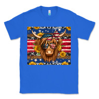 True Royal 4th of july longhaired cow tumbler Classic Tee - Jasminsmagicworld