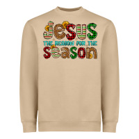 Mushroom jesus the reason for the season Heavyweight Sweatshirt - FaDigitalArtStudio