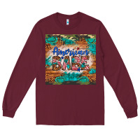 Burgundy american babe Long Sleeve Tee - Artiststas