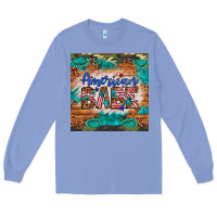 Colony Blue american babe Long Sleeve Tee - Artiststas