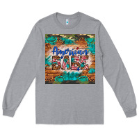 Heather Grey american babe Long Sleeve Tee - Artiststas