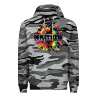 Slate Camo deputy clerk tie dye sunflower Premium Hoodie - Jasminsmagicworld