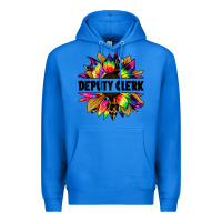 True Royal deputy clerk tie dye sunflower Premium Hoodie - Jasminsmagicworld