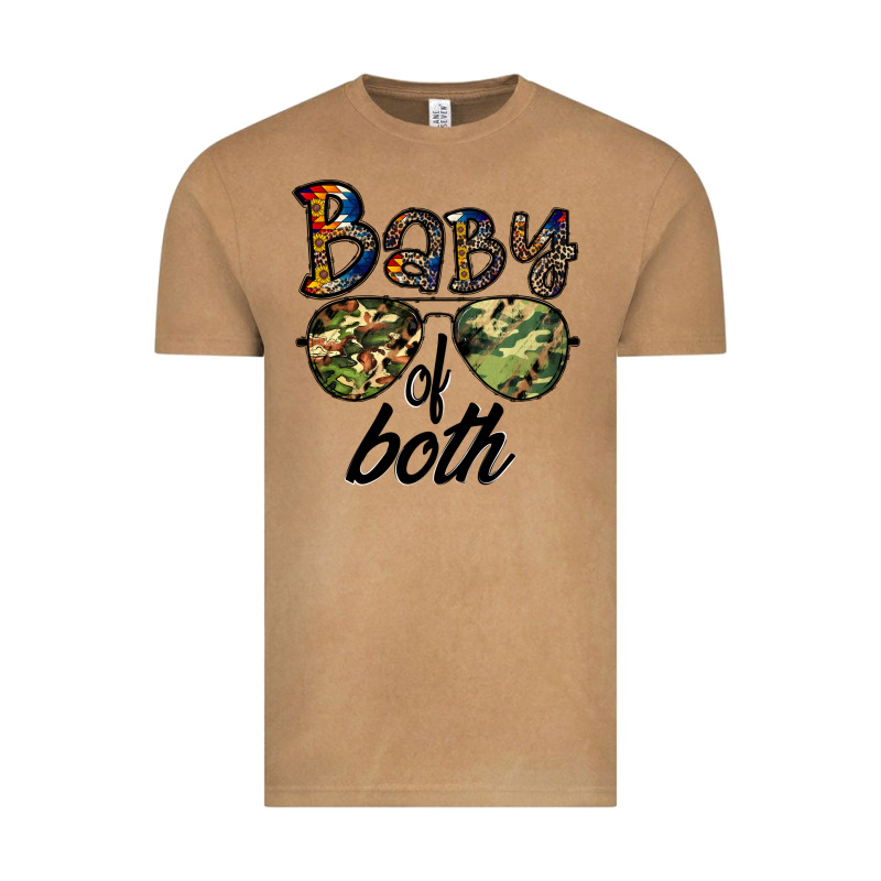 Baby Of Both Vintage Tee by CowhideDigitalArt | Teevron