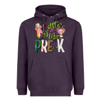 Plum little miss pre k Heavyweight Hoodie - NancyCooperArtShop
