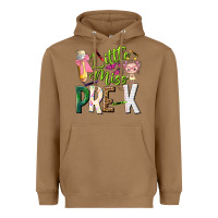 Toasted Coconut little miss pre k Heavyweight Hoodie - NancyCooperArtShop