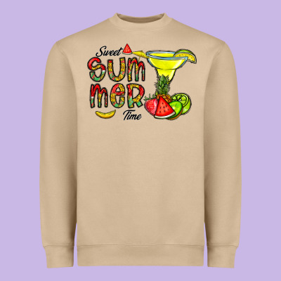 Sweet Summer Time Heavyweight Sweatshirt Designed By Cowhidedigitalart