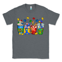 Charcoal Heather autism coffee cup Classic Tee - AdoDesignShop