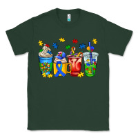 Sports Green autism coffee cup Classic Tee - AdoDesignShop