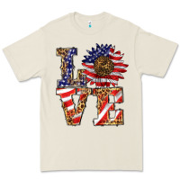 Bone patriotic sunflower love Premium Tee - BarkalooDesign