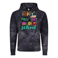 Cloud Black happy first day of school Vintage Hoodie - Zillion Design Studio