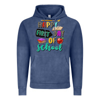 Vintage Denim happy first day of school Vintage Hoodie - Zillion Design Studio