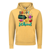 Vintage Mustard happy first day of school Vintage Hoodie - Zillion Design Studio
