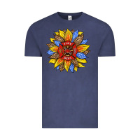 Vintage Denim firefighter sunflower Vintage Tee - HRA Design Shop