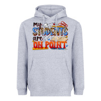 Heather Grey my students are on point Heavyweight Hoodie - NancyCooperArtShop