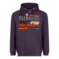 Plum my students are on point Heavyweight Hoodie - NancyCooperArtShop
