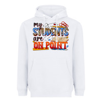 White my students are on point Heavyweight Hoodie - NancyCooperArtShop