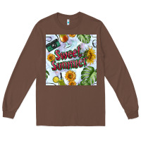 Chestnut sweet summer seamless pattern Long Sleeve Tee - BundleAndBundleShop