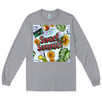 Heather Grey sweet summer seamless pattern Long Sleeve Tee - BundleAndBundleShop
