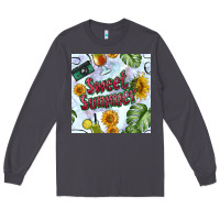 Smoke sweet summer seamless pattern Long Sleeve Tee - BundleAndBundleShop